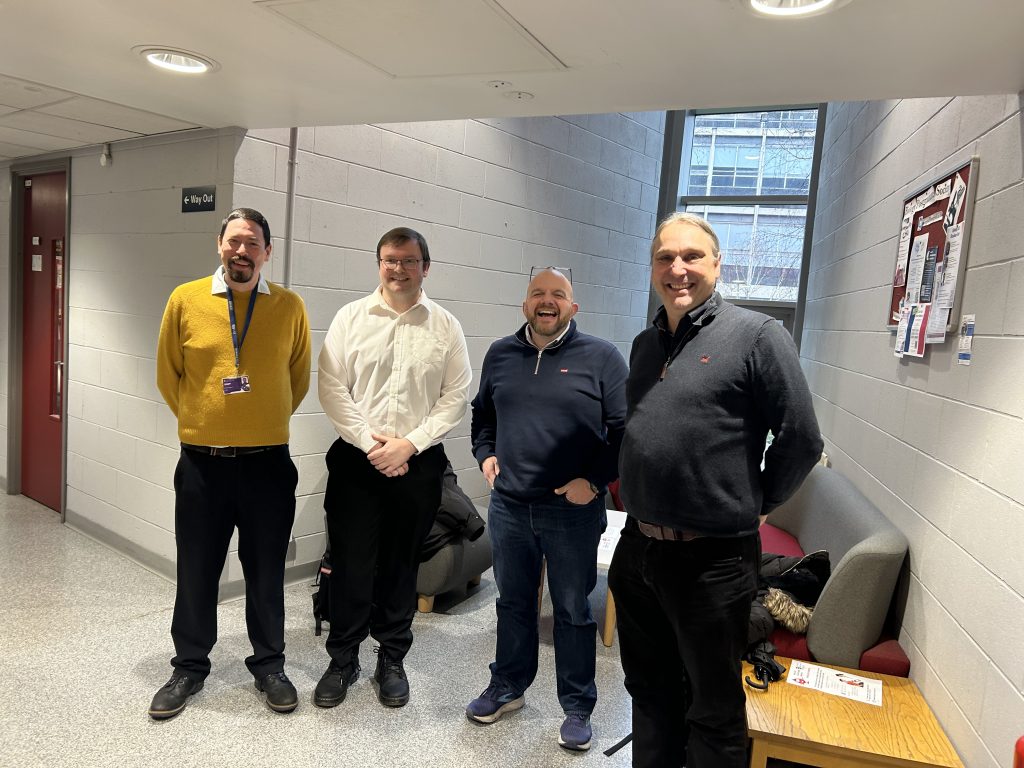 L to R: Ed, Dr Stephen Al and Matthias. 