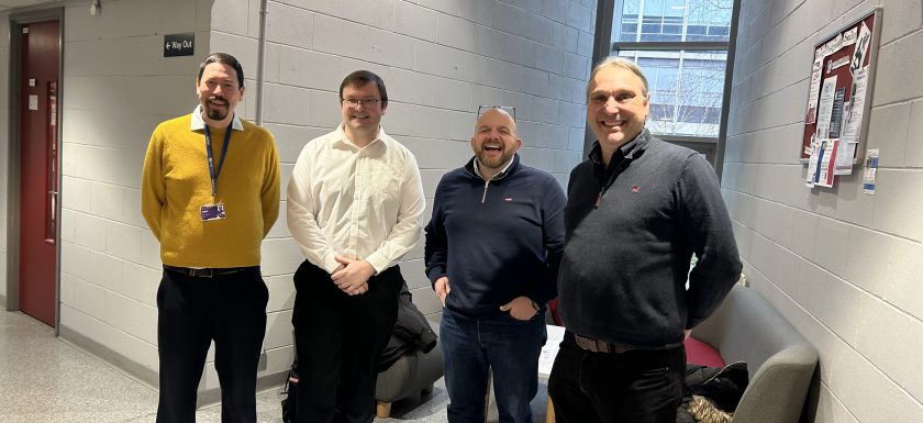 L to R: Ed, Dr Stephen Al and Matthias.